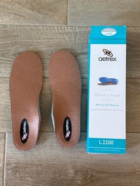 New Aetrex Orthotics comfort Women's Memory Foam Insoles L2200